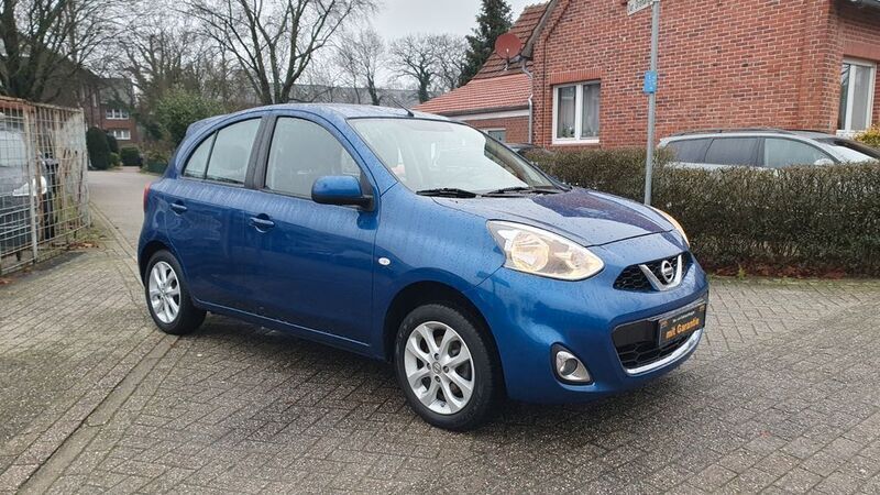 Gebraucht Nissan Micra Acenta 80 PS (58 kW) 2015 Blau Kleinwagen