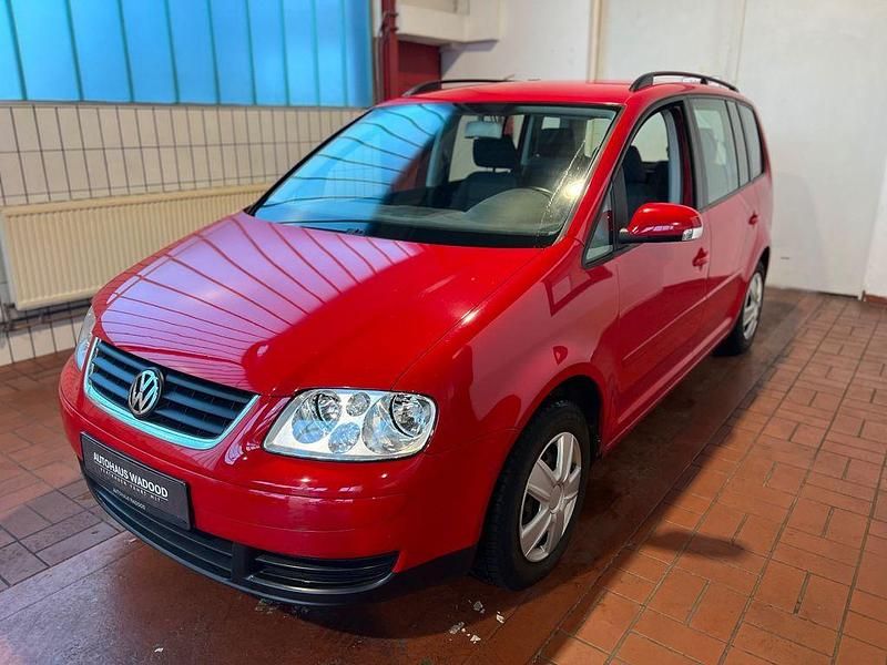Gebraucht VW Touran Trendline 102 PS (75 kW) 2005 Rot Van / Kleinbus