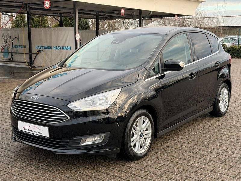 Schwarz Gebraucht 2017 Ford C-MAX Titanium Van / Kleinbus | 8.990 € (Superpreis) - Bild 1/4