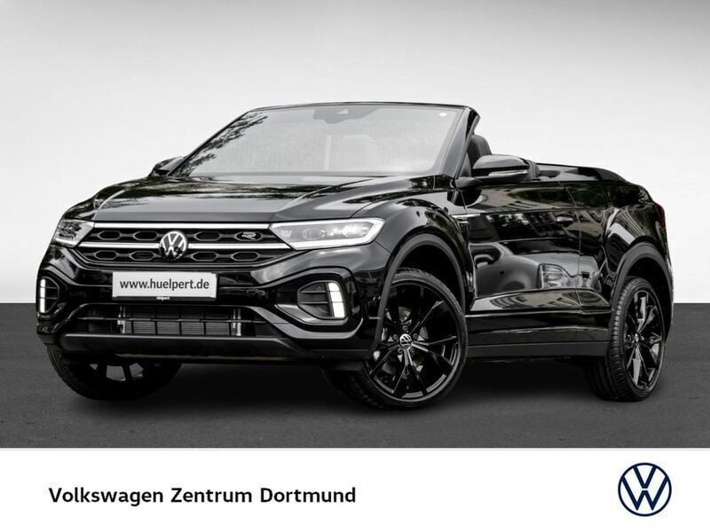Schwarz Gebraucht 2024 VW T-Roc Cabriolet Style Cabrio | 39.666 € (Teuer) - Bild 1/4