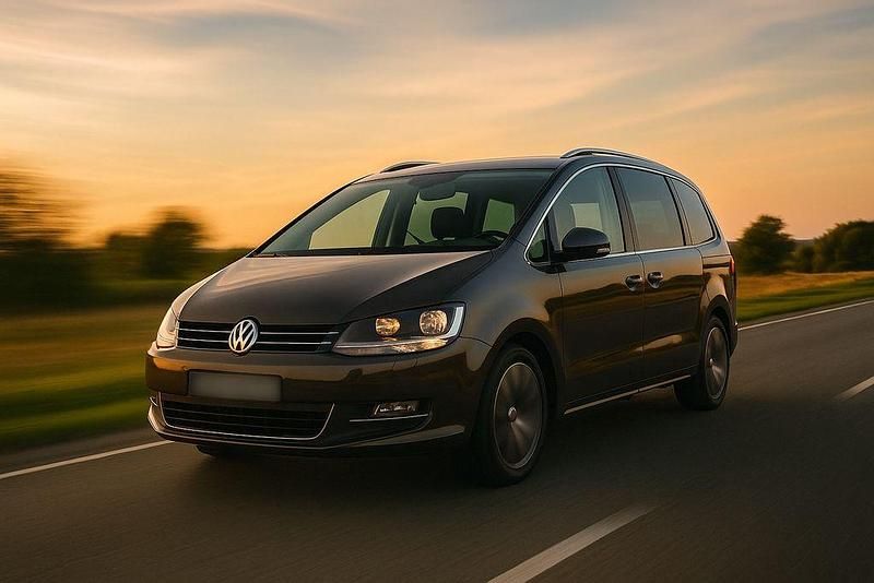 Braun Gebraucht 2016 VW Sharan Highline Van / Kleinbus | 22.900 € (Teuer) - Bild 1/4