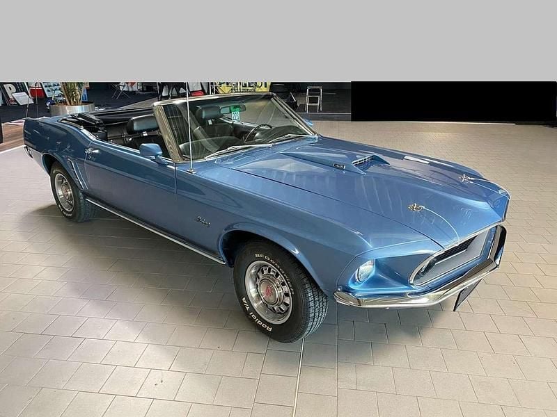 Winter blue metallic Gebraucht 1969 Ford Mustang Cabrio | 159.900 € - Bild 1/4