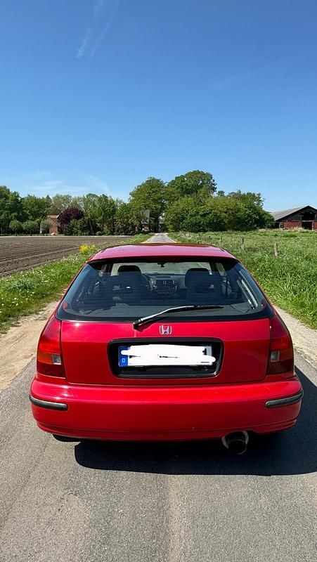 Gebraucht Honda Civic 75 PS (55 kW) 1997 Rot Coupé