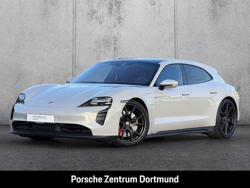 Weiß Gebraucht 2022 Porsche Taycan GTS Sport Turismo Limousine | 77.500 € (Fairer Preis) - Bild 1/4
