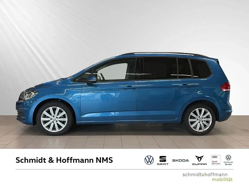 Gebraucht VW Touran Comfortline 116 PS (85 kW) 2020 Blau) (blau Van / Kleinbus