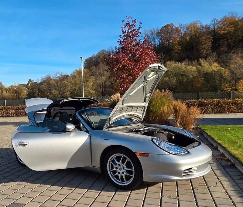Gebraucht Porsche Boxster 228 PS (167 kW) 2003 Silber Cabrio