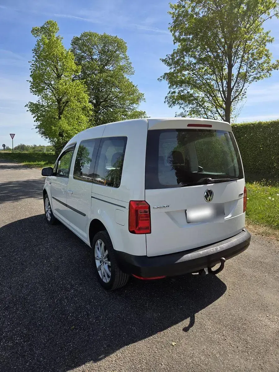 Gebraucht VW Caddy Comfortline 122 PS (89 kW) 2019 Weiß Van / Kleinbus