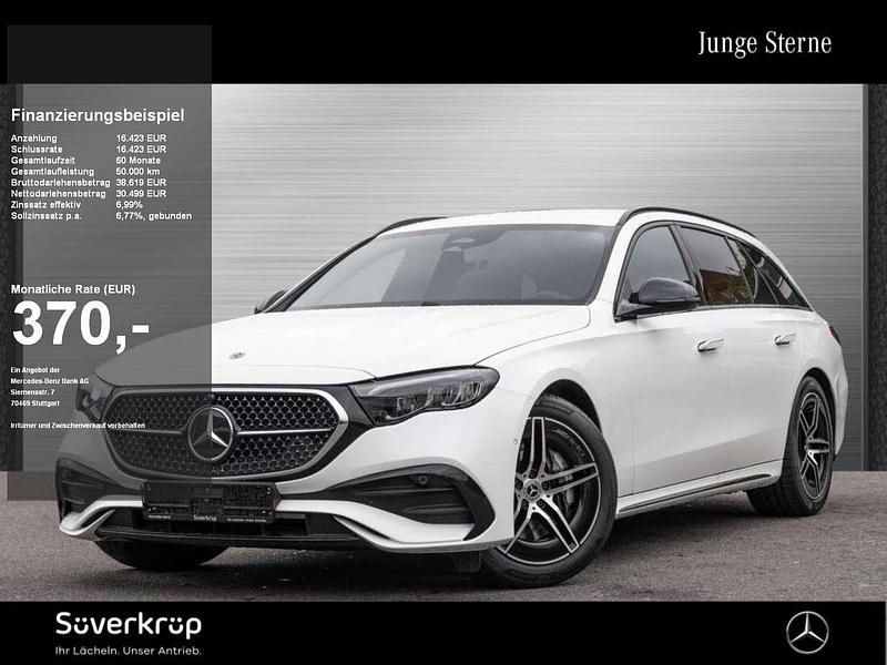 Weiß Gebraucht 2024 Mercedes E220 AMG Limousine | 46.922 € (Superpreis) - Bild 1/4