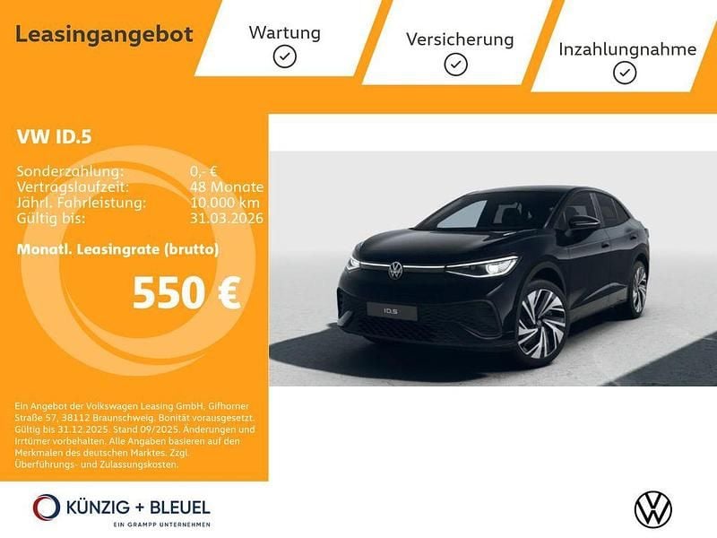 Schwarz Neu 2026 VW ID.5 IQ Drive SUV | 48.450 € (Superpreis) - Bild 1/4