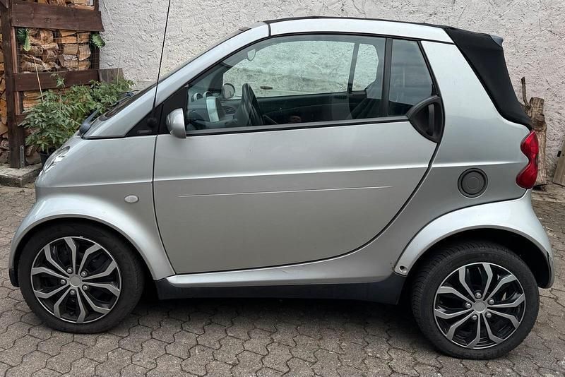 Silber Gebraucht 2003 Smart ForTwo Cabrio Passion Cabrio | 2.350 € - Bild 1/4