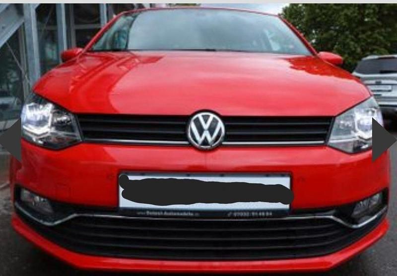 Gebraucht VW Polo Highline 110 PS (80 kW) 2016 Rot Kleinwagen