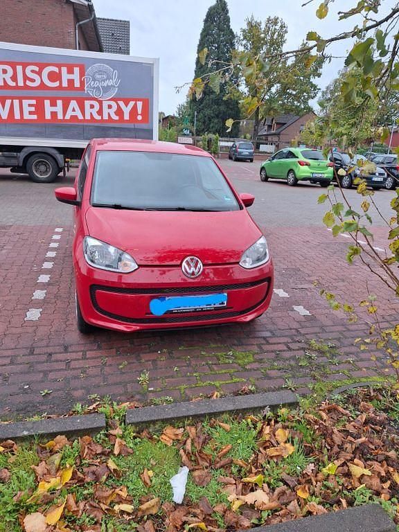Rot Gebraucht 2014 VW up! move up! Kleinwagen | 3.800 € (Guter Preis) - Bild 1/4