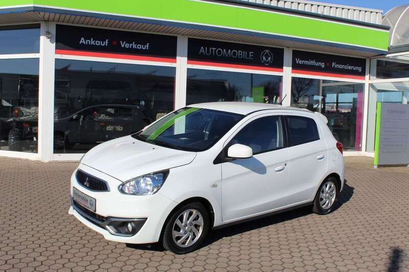 Weiß Gebraucht 2016 Mitsubishi Space Star Edition+ Kleinwagen | 7.100 € (Fairer Preis) - Bild 1/4