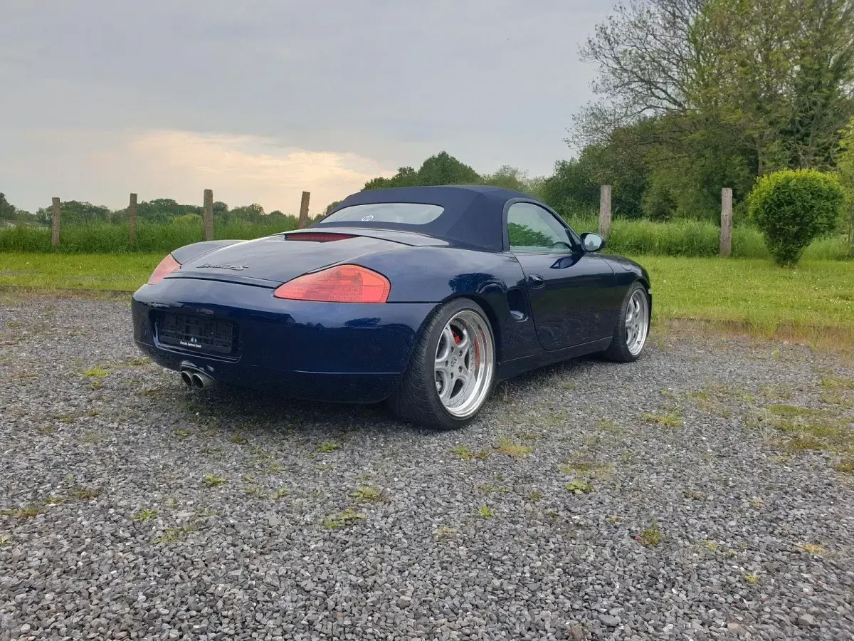 Brugt Porsche Boxster S 252 HK (185 kW) 2002 Blå Cabriolet