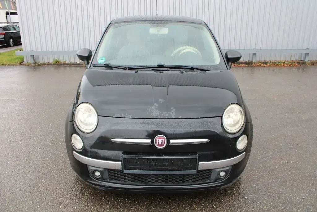 Gebraucht Fiat 500 Lounge 69 PS (50 kW) 2008 Schwarz Kleinwagen