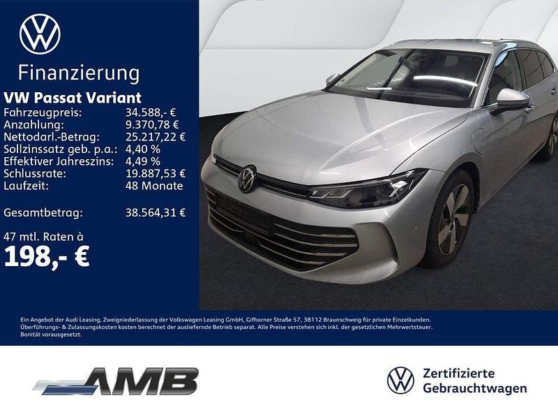Gebraucht VW Passat Business 204 PS (150 kW) 2025 Oyster silver metallic Kombi