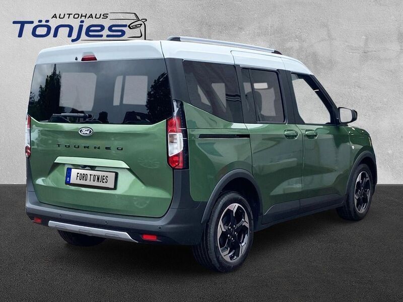 Neu Ford Tourneo Courier Active 125 PS (91 kW) 2025 Grün Van / Kleinbus
