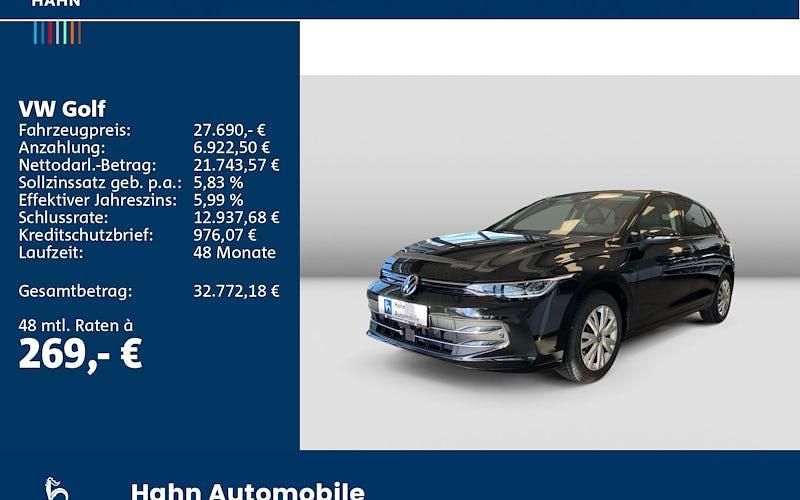 Gebraucht VW Golf VIII Goal 116 PS (85 kW) 2025 Schwarz Limousine