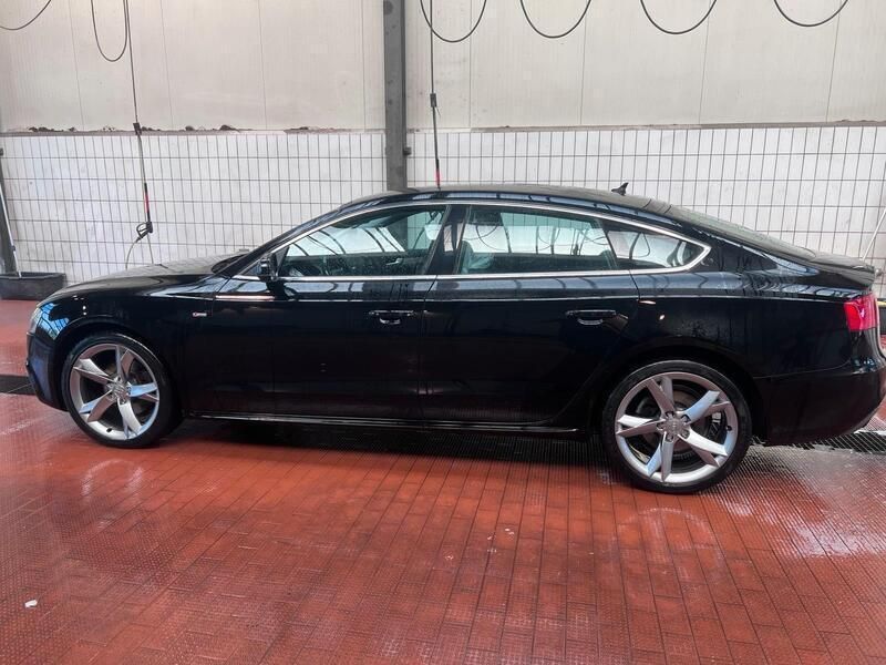 Schwarz Gebraucht 2014 Audi A5 Sportback S-Line Limousine | 8.700 € - Bild 1/4
