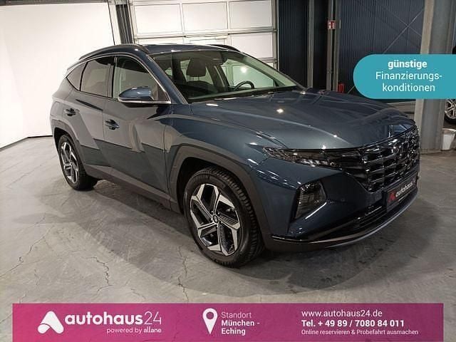 Blau Gebraucht 2022 Hyundai Tucson Trend SUV | 25.330 € (Superpreis) - Bild 1/4