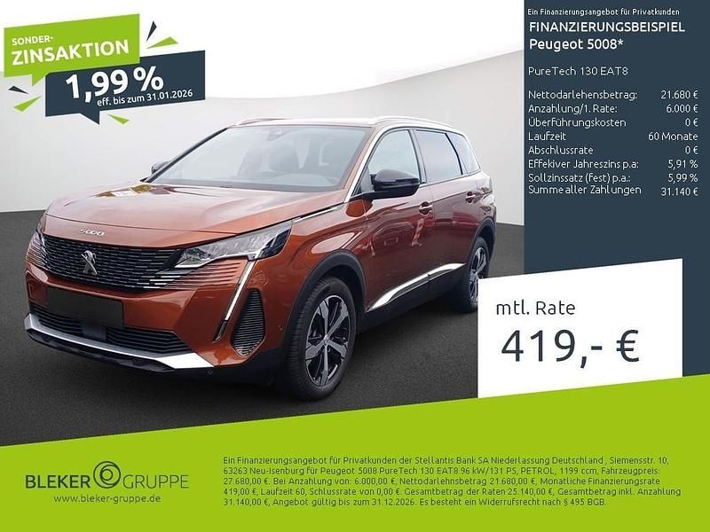 Orange Gebraucht 2023 Peugeot 5008 SUV | 27.680 € (Fairer Preis) - Bild 1/3