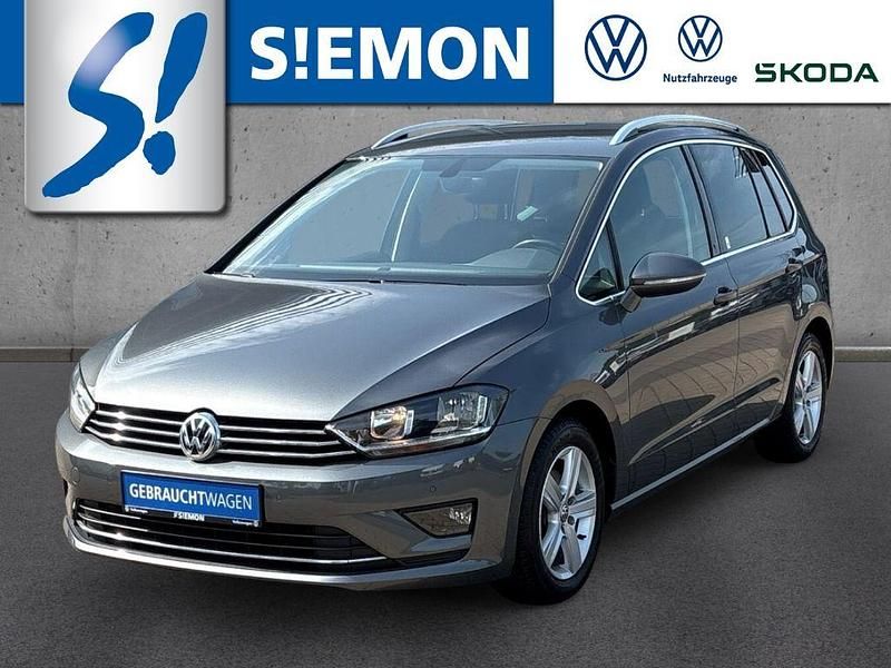 Grau Gebraucht 2017 VW Golf Sportsvan Highline Van / Kleinbus | 15.430 € (Etwas zu teuer) - Bild 1/4