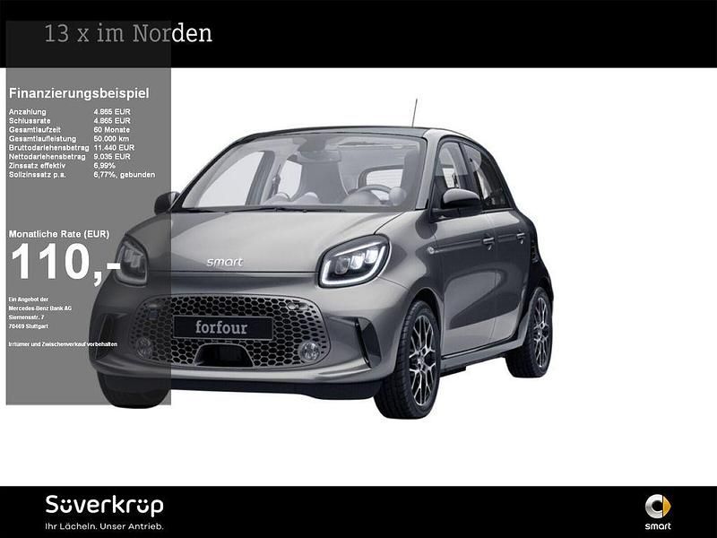 Grau Gebraucht 2021 Smart ForFour Electric Drive Prime Exclusive Kleinwagen | 13.900 € (Fairer Preis) - Bild 1/2