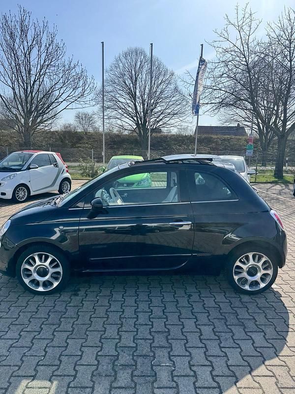 Gebraucht Fiat 500 69 PS (50 kW) 2008 Schwarz Kleinwagen