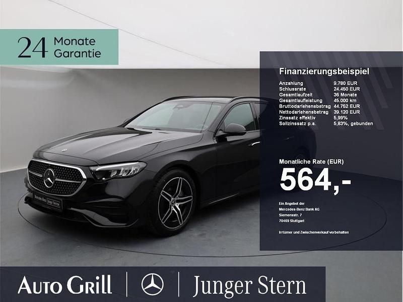 Schwarz Gebraucht 2024 Mercedes E220 AMG Limousine | 48.610 € (Guter Preis) - Bild 1/4