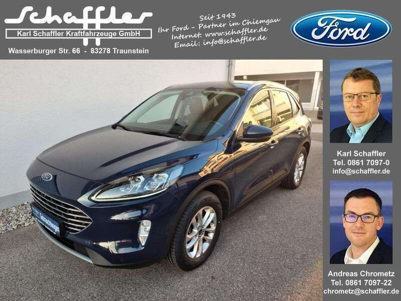 Blazerblau Gebraucht 2021 Ford Kuga Titanium X SUV | 26.500 € (Fairer Preis) - Bild 1/4