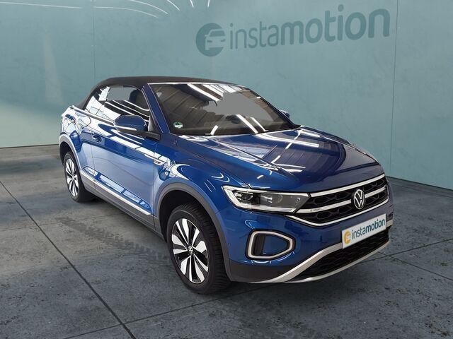 Blau Gebraucht 2024 VW T-Roc Cabriolet Style Cabrio | 29.470 € (Fairer Preis) - Bild 1/2