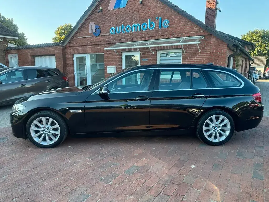 Gebraucht BMW 520 Luxury Line 184 PS (135 kW) 2014 Schwarz Kombi