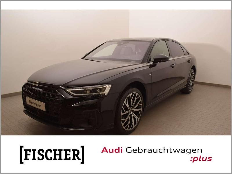 Mythosschwarz metallic Gebraucht 2023 Audi A8L S-Line Limousine | 78.876 € (Fairer Preis) - Bild 1/4