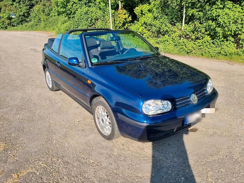 Blau Gebraucht 1999 VW Golf Cabriolet Cabrio | 2.999 € (Fairer Preis) - Bild 1/4