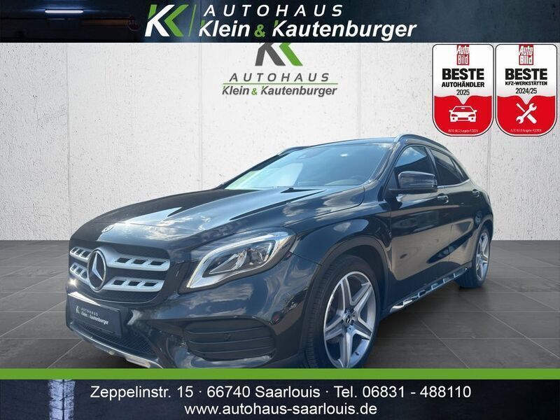 Schwarz Gebraucht 2018 Mercedes GLA180 AMG line SUV | 18.666 € (Fairer Preis) - Bild 1/4