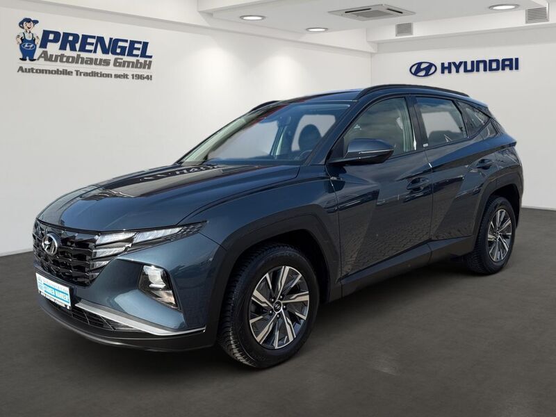 Teal blue / met Gebraucht 2021 Hyundai Tucson Select SUV | 23.650 € (Fairer Preis) - Bild 1/4