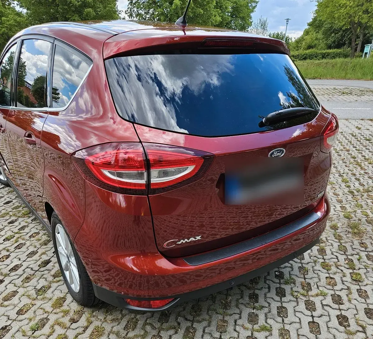 Gebraucht Ford C-MAX Titanium 150 PS (110 kW) 2016 Rot Van / Kleinbus