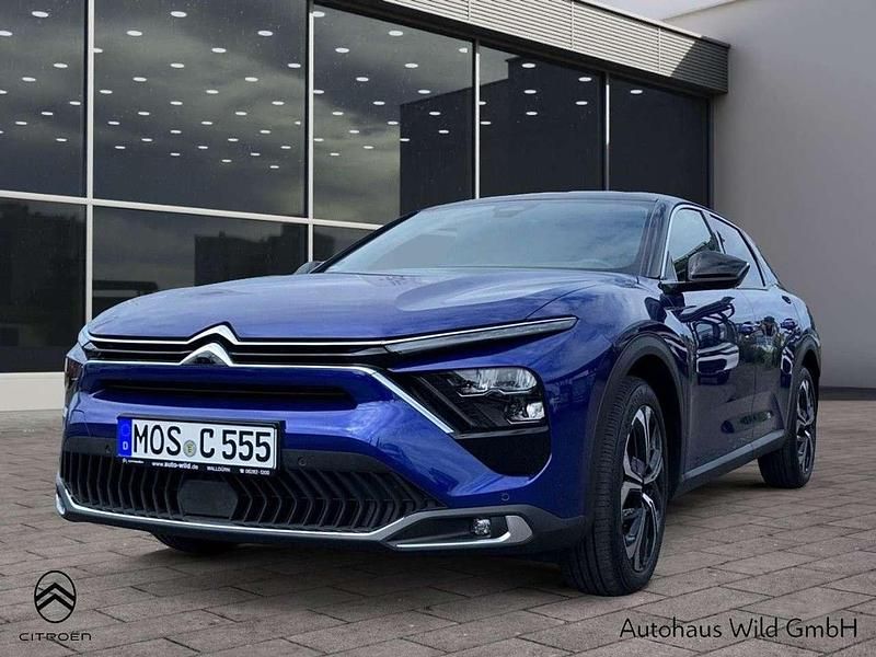 Chinablau /metal Gebraucht 2022 Citroën C5 X PureTech Limousine | 38.500 € - Bild 1/4
