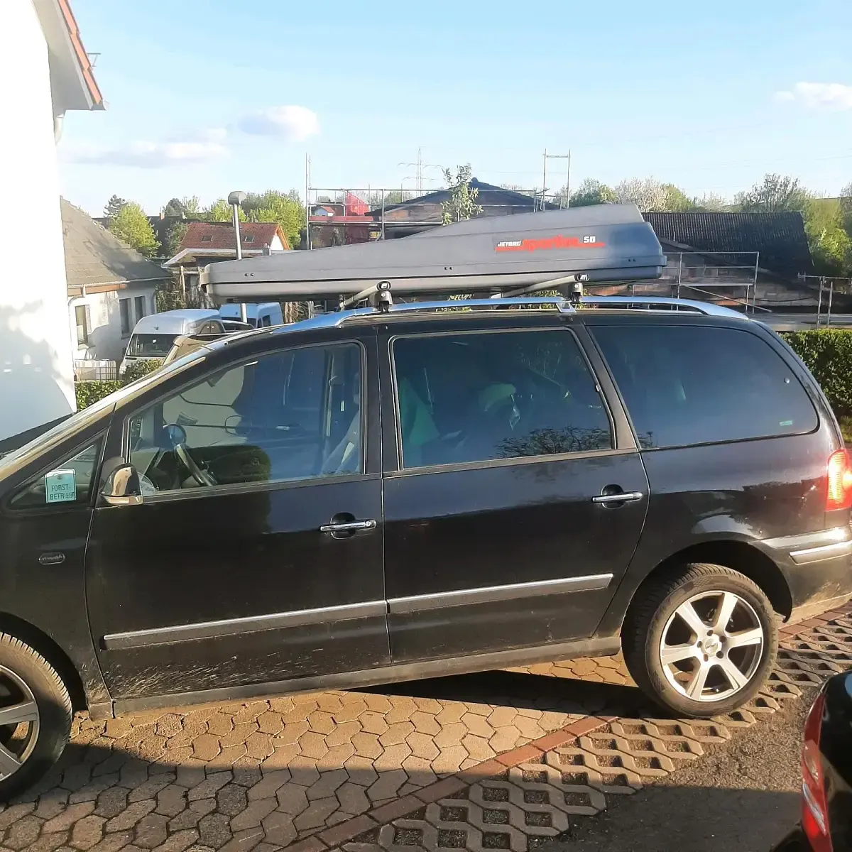 Gebraucht VW Sharan 120 PS (88 kW) 2007 Schwarz Van / Kleinbus