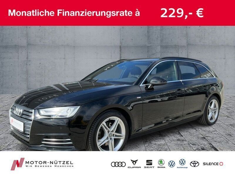 Schwarz Gebraucht 2018 Audi A4 S-Line Kombi | 17.330 € (Fairer Preis) - Bild 1/4