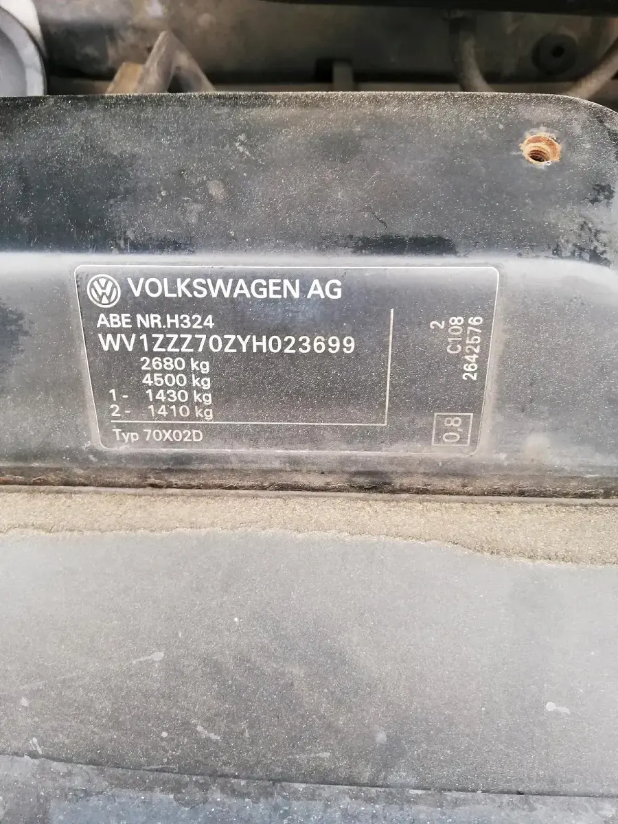 Gebraucht VW T4 88 PS (64 kW) 1999 Weiß Van