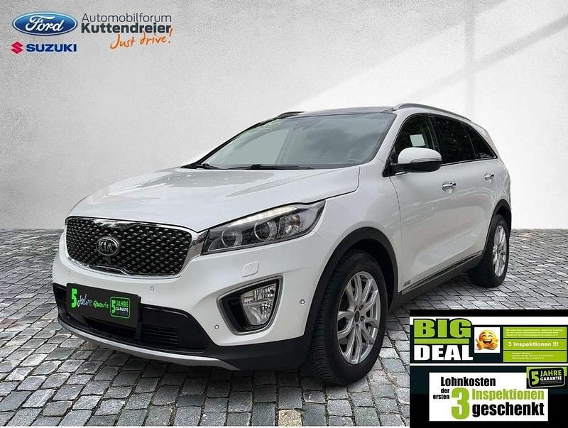 (swp) snow white pearl met Gebraucht 2015 Kia Sorento Platinum Edition SUV | 17.480 € (Fairer Preis) - Bild 1/2