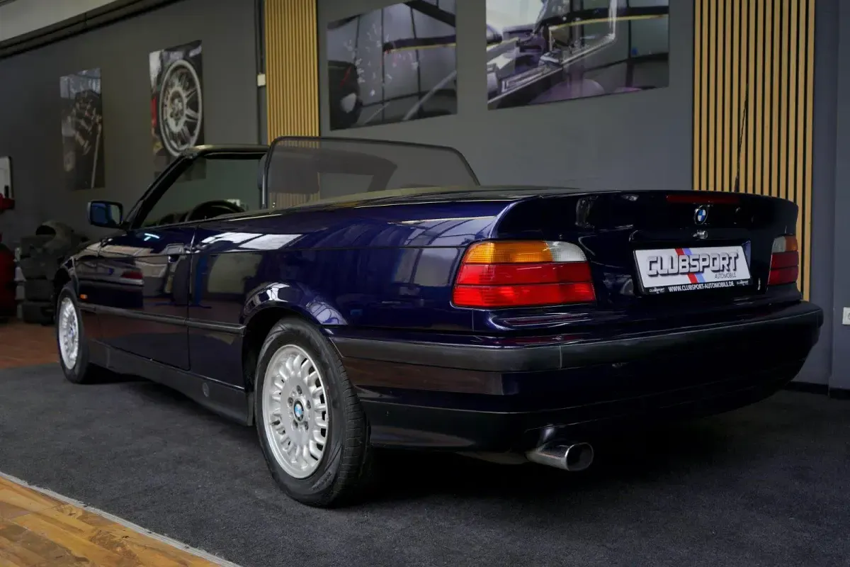 Gebraucht BMW 318 116 PS (85 kW) 1998 Orientblau metallic  317 Cabrio