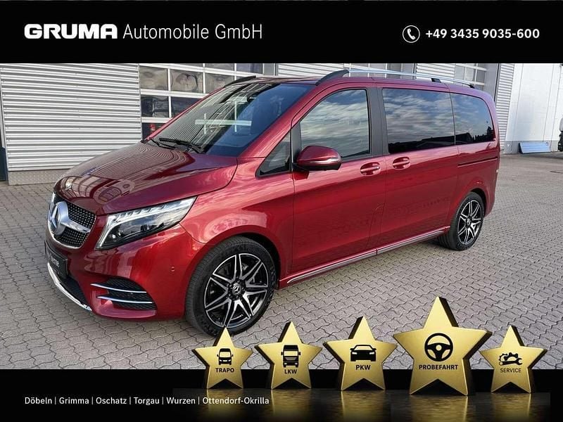Hyazinthrot Gebraucht 2024 Mercedes V300 Avantgarde Edition Van / Kleinbus | 69.480 € (Guter Preis) - Bild 1/4