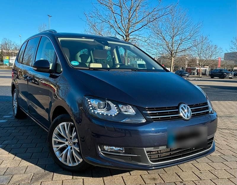 Gebraucht VW Sharan Highline 150 PS (110 kW) 2016 Blau Van / Kleinbus