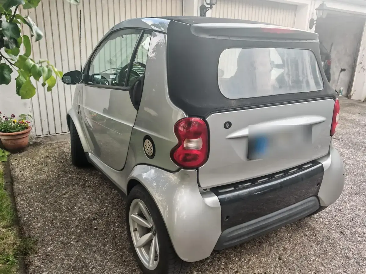 Gebraucht Smart ForTwo Cabrio Passion 54 PS (39 kW) 2001 Silber Cabrio