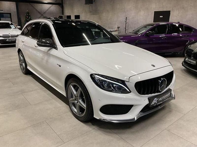 Gebraucht Mercedes C400 AMG line 333 PS (244 kW) 2017 Polarweiss Kombi