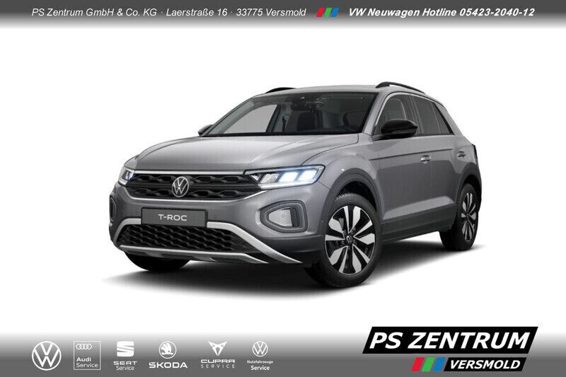 Grau Gebraucht 2022 VW T-Roc Goal SUV | 39.625 € - Bild 1/4