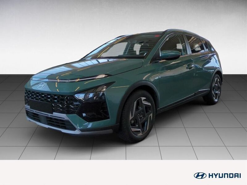Mangrove green / mic Gebraucht 2024 Hyundai Bayon Prime SUV | 24.480 € (Teuer) - Bild 1/4