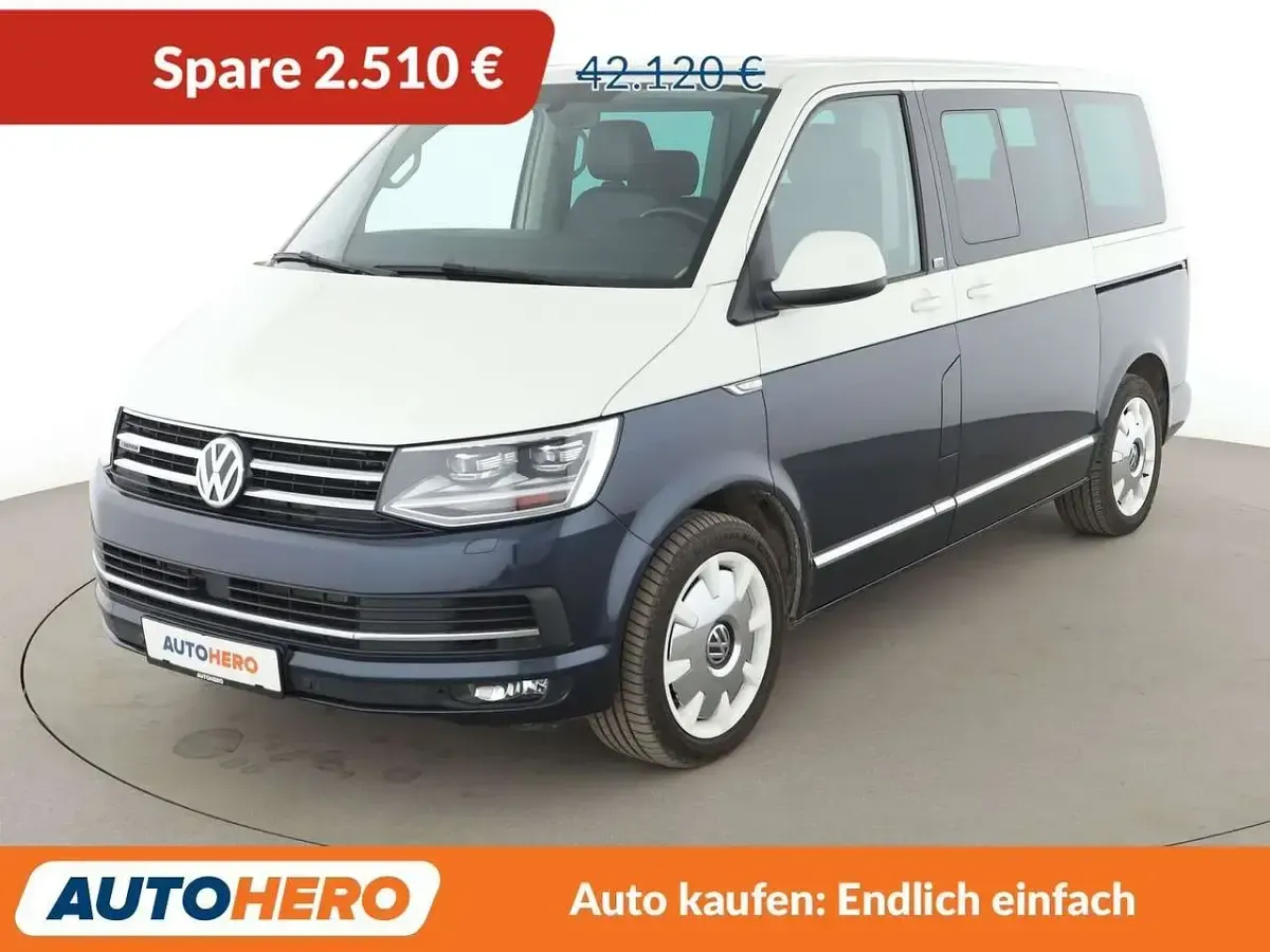 Usata VW Multivan Generation Six 199 CV (146 kW) 2019 Blu Monovolume
